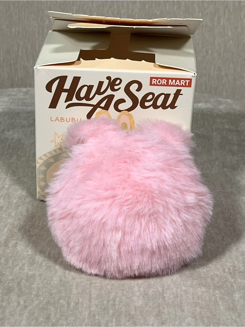 Plush Pink Bunny Key & Card Holder - Cute Furry Accessory